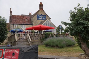 The Gibralter Pub at Enslow before the rain