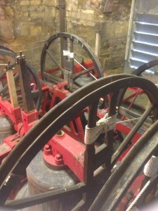 the wheels of the bells in Braunston